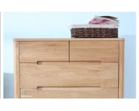 Navia Natural Solid Oak 2+4 Drawers Tallboy (NEW ARRIVAL)