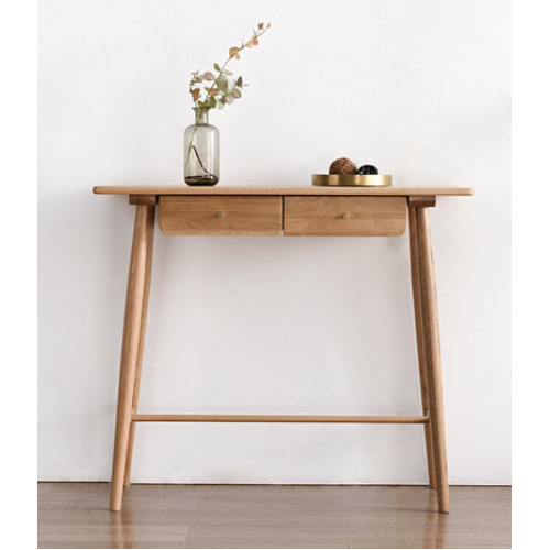 Natural Solid Oak Console Table ( new arrival)