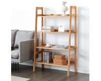 Berlin Solid Oak Ladder-shaped Bookshelves (NEW ARRIVAL)