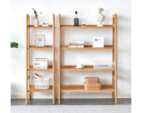 Berlin Solid Oak Ladder-shaped Bookshelves (NEW ARRIVAL)
