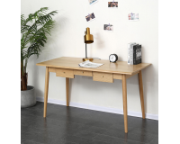 Natural Solid Oak Writing Desk 1.4m (New Arrival!!!)