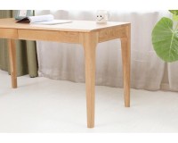Nordic Natural Solid Oak Writing Desk 1.4m (New Arrival!)