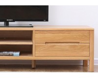 Navia Natural Solid Oak Entertainment Unit 1.5m and 1.8m  (New Arrival！）