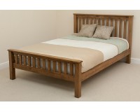 American White Oak Queen Size Bed 