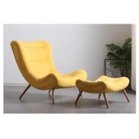 Snail Lazy Armchair with Footstool
