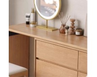 Haven Solid Oak 3+3 Drawer Lowboy Dresser