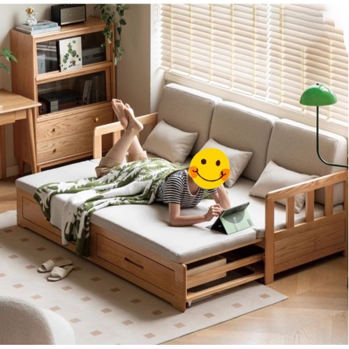 Seattle Solid Oak Sofa Bed (coming in July)