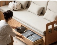 Seattle Solid Oak Sofa Bed (coming in July)