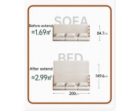 Seattle Solid Oak Sofa Bed  (new arrival)
