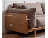 SkyLin Solid Oak Sofa (coming in July)