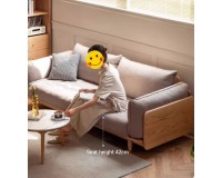 SkyLin Solid Oak Sofa (coming in July)