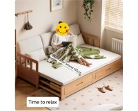 Seattle Solid Oak Sofa Bed  (new arrival)